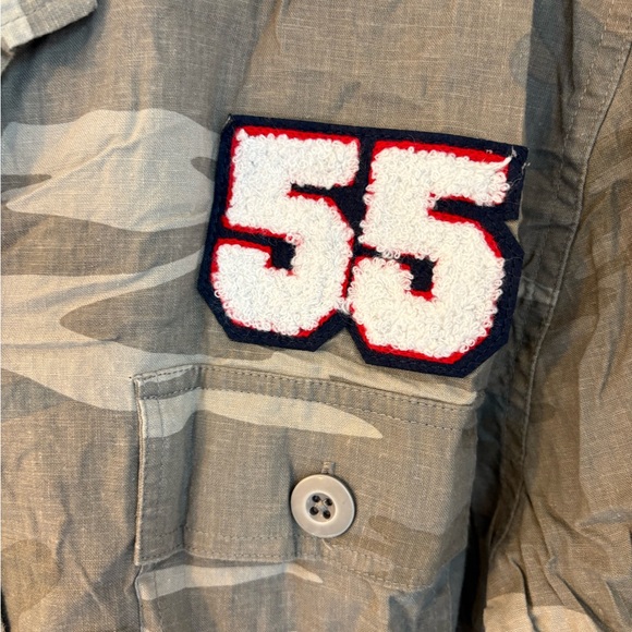 Rails Olive Camouflage Military Inspired Button Down Shirt - Picture 4 of 7